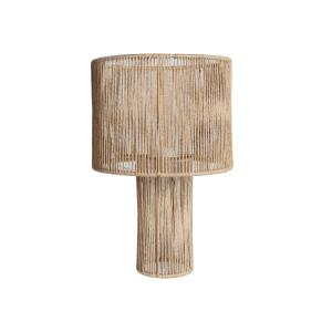 Lámpara de sobremesa de yute en color marrón claro   de 25x…