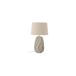 Lámpara de sobremesa en gres beige