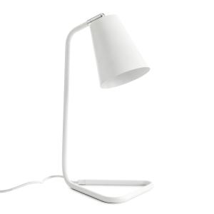 Lámpara de sobremesa metal blanco 41 cm x 25 cm