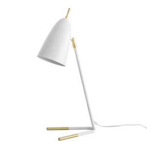 Lámpara de sobremesa metal blanco 54 cm x 26 cm