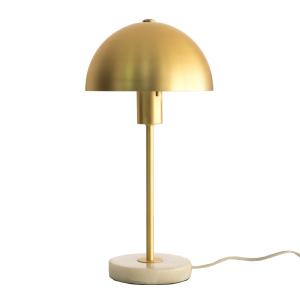 Lámpara de sobremesa metal dorado 20 x 41 cm