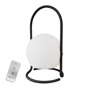 Lámpara de sobremesa portátil para exteriores color blanco