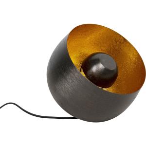 Lámpara de suelo 28cm en acero negro y dorado D