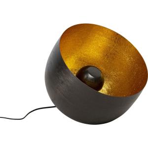 Lámpara de suelo en acero negro y dorado 35c