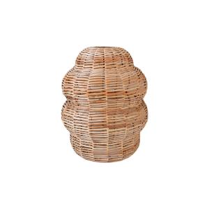 Lámpara de suspensión de ratán natural trenzado