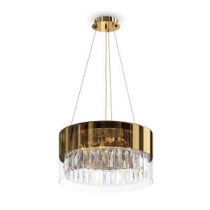 Lámpara de techo 4 luces moderno dorado de acero inoxidable…
