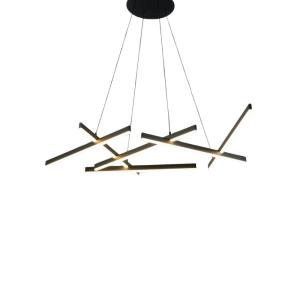 Lámpara de techo aluminio y acrílico  120 cm