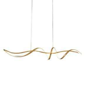 Lámpara de techo aluminio y silicona  120 cm