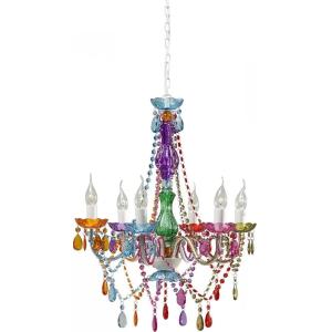 Lámpara de techo araña arcoíris 55cm