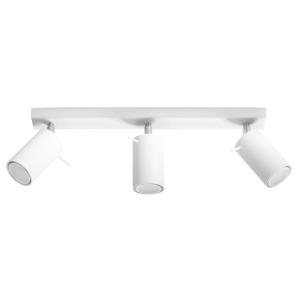 Lámpara de techo blanco acero