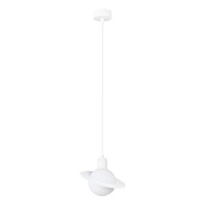 Lámpara de techo blanco acero alt. 125