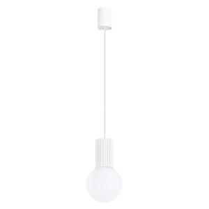 Lámpara de techo blanco aluminio/vidrio