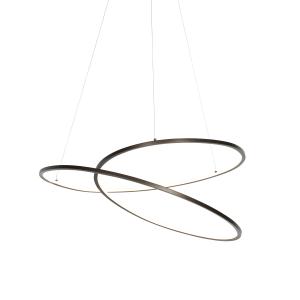 Lámpara de techo bronce con led regulable 72 cm