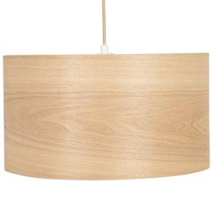 Lámpara de techo con tulipa de madera de fresno, D. 40