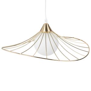 Lámpara de techo de alambre dorado D.42