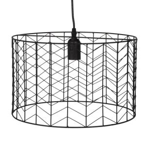 Lámpara de techo de alambre negro Alt.22