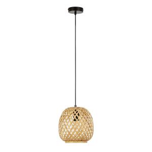 Lámpara de techo de Bambú, diametro 22 cm