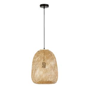 Lámpara de techo de Bambú, diametro 30 cm