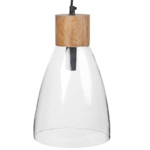 Lámpara de techo de cristal y mango D.20