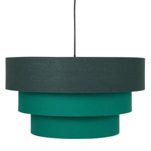 Lámpara de techo de lino verde D.45