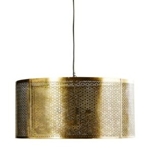 Lámpara de techo de metal cincelado dorado D.77