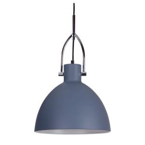 Lámpara de techo de metal con foco gris de estilo industria…