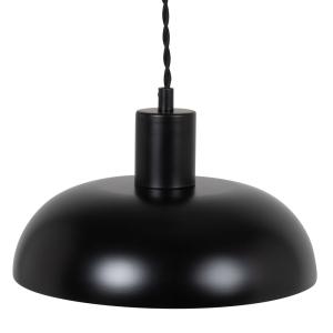 Lámpara de techo de metal negro D.25