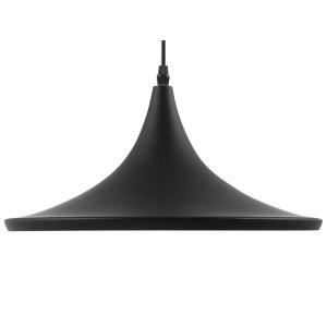 Lámpara de techo de metal negro dorado 171 cm