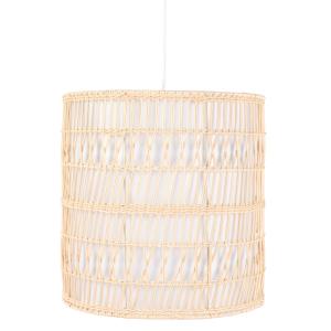 Lámpara de techo de mimbre trenzado