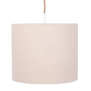 Lámpara de techo de tejido rizado beige