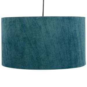 Lámpara de techo de terciopelo de algodón reciclado azul Al…