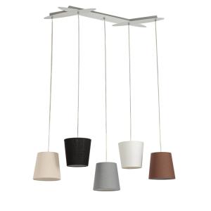 Lámpara de techo de textura, tela, tejido, seda