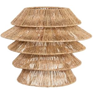Lámpara de techo de yute beige D.39