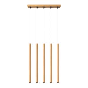 Lámpara de techo dorado acero  alt. 103 cm
