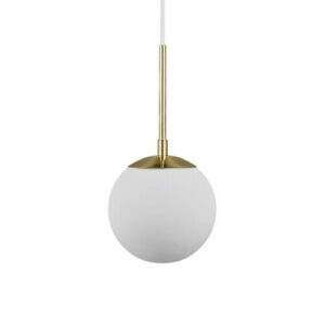 Lámpara de techo elegante y minimalista de latón con esfera…