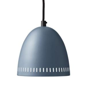Lámpara de techo en metal azul denim mate diám:19cm