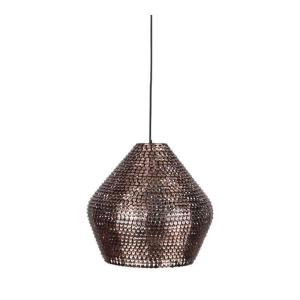 Lámpara de techo en metal cobre h29