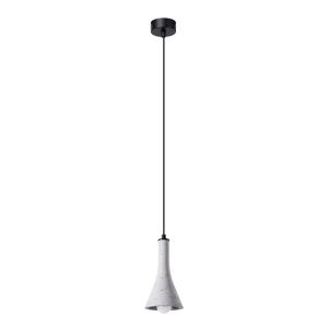 Lámpara de techo gris concreto  alt. 125 cm