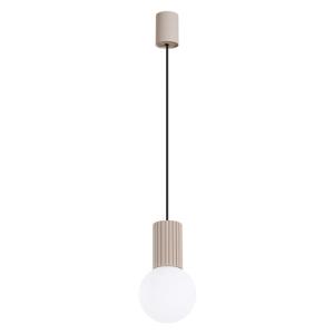 Lámpara de techo gris pardo aluminio/vidrio