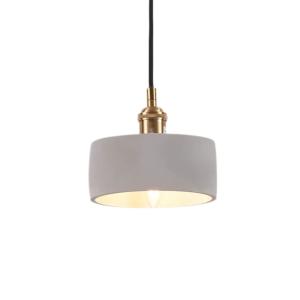 Lámpara de techo hormigón y metal  8 cm