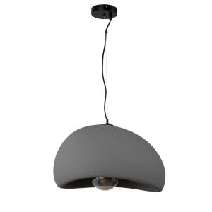 Lámpara de techo industrial de resina gris  ø50cm