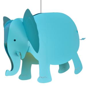 Lámpara de techo infantil  Elefante Turquesa 33 cm