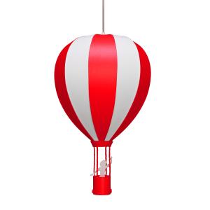 Lámpara de techo infantil Globo aerostático Rojo 46 cm
