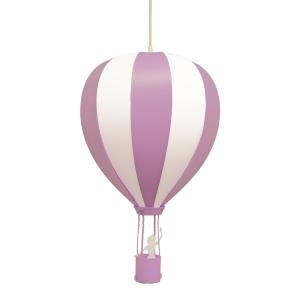 Lámpara de techo infantil Globo aerostático Violeta 46 cm