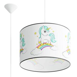 Lámpara de techo infantil unicornio y arcoiris multicolores…