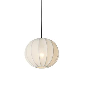 Lámpara de techo japandi seda blanca 30 cm