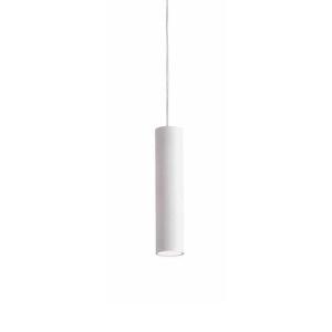 Lámpara de techo led cilíndrica metal blanco 18cm