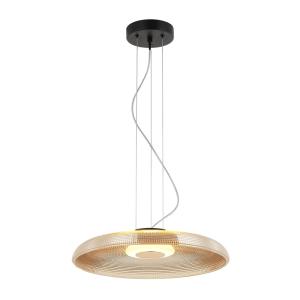 Lámpara de techo metal y vidrio  10 cm