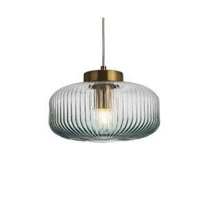 Lámpara de techo metal y vidrio  15,5 cm