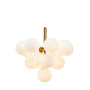 Lámpara de techo metal y vidrio  40,5 cm